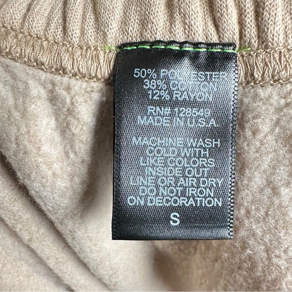 AVIATOR NATION Bolt Relaxed Crew Sweatpants in Sand // Mocha - Picture 9 of 12